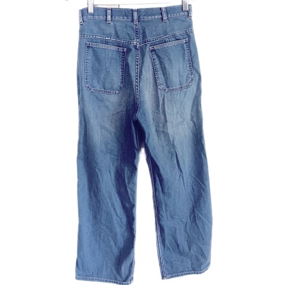 MiH High Rise Cropped Wide Leg Jeans Size XS - Picture 3 of 6